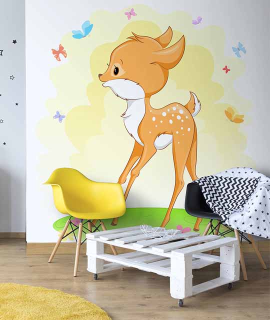 Animal Wallpaper for Children's Room