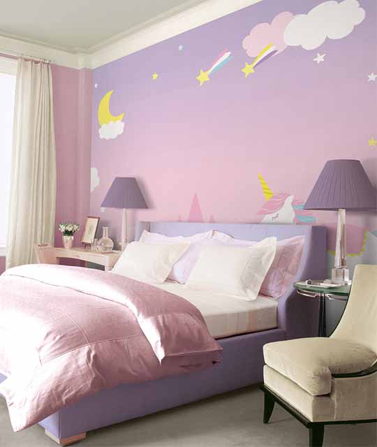 Unicorn Wallpaper for Kid's Room