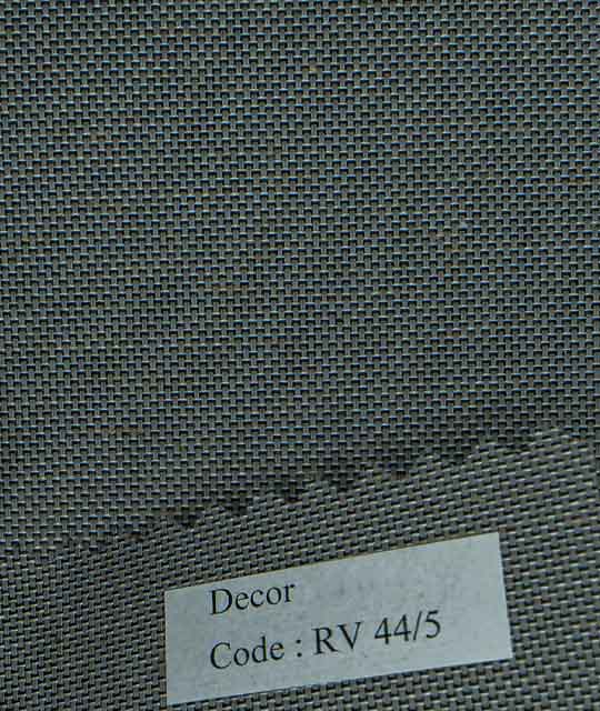 Dark Gray Roller Shades (PVC, Polyester, Linen)-Decor 44/5-6-7