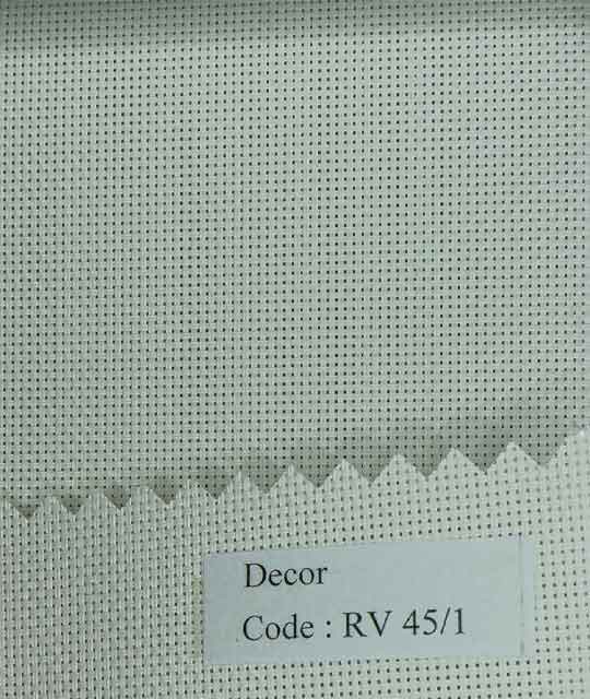 Super Heavy Cream Roller Shades (Fiberglass, PVC) - Decor 45