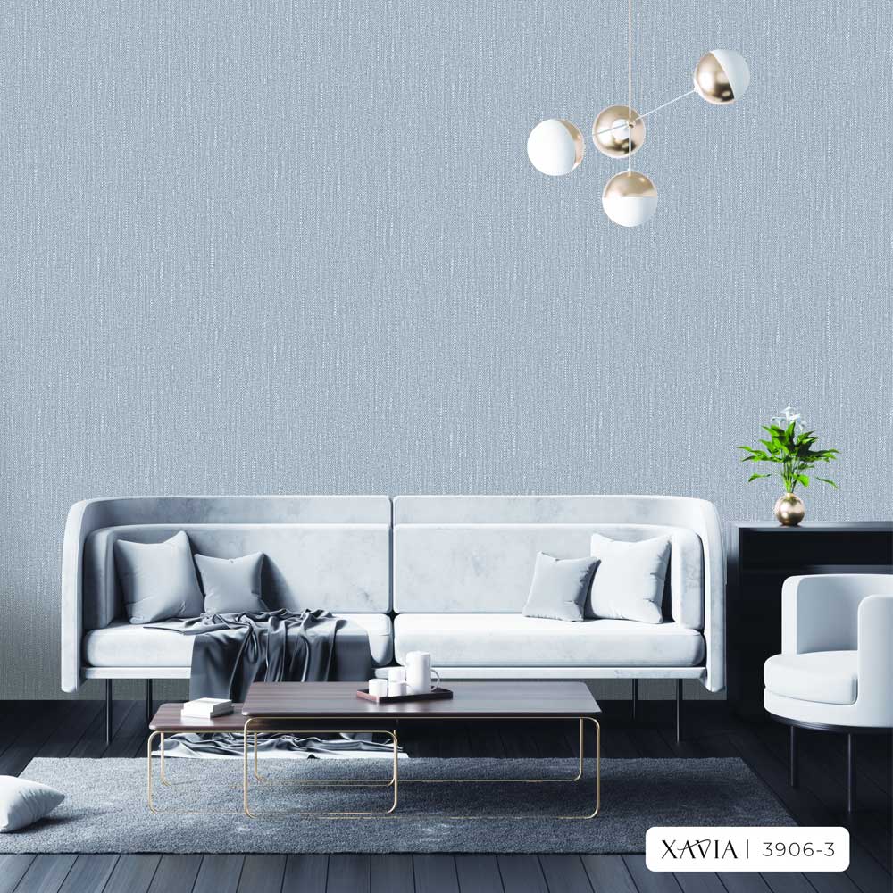 3906-3 Xavia light gray Korean wallpaper for living room.