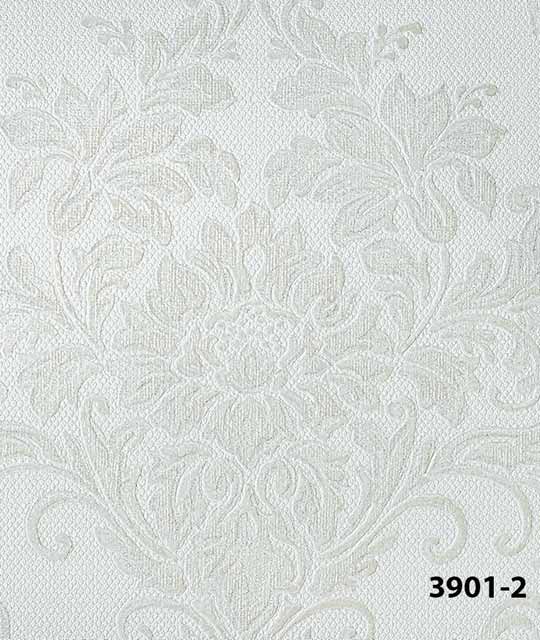 Elegant Off-White Floral Damask Wallpaper Xavia 3901-2