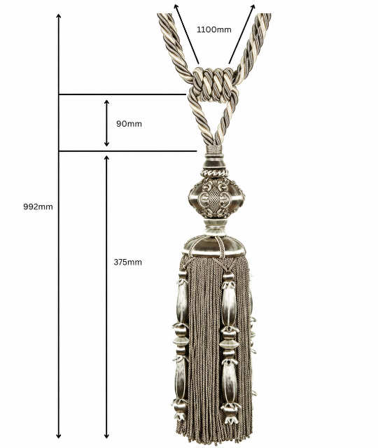 Modern Turkish Curtain Tiebacks – Erika Series