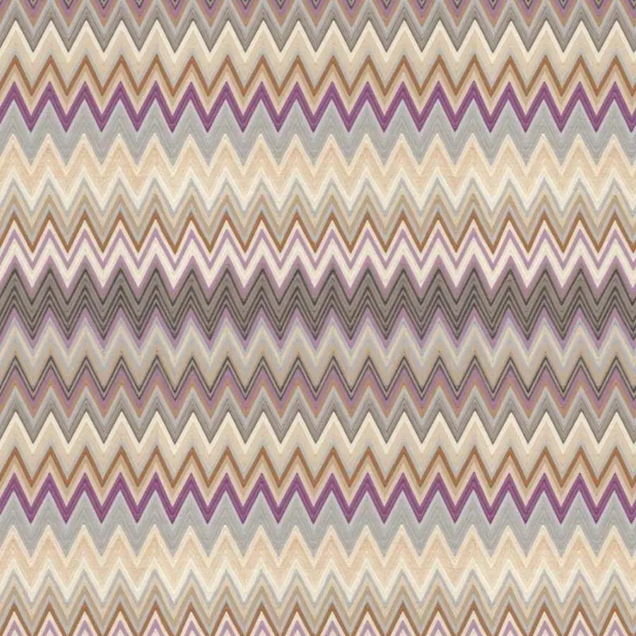 รูปภาพวอลเปเปอร์ซิกแซกของ Missoni ซึ่งมีลวดลายบั้งหลากสี