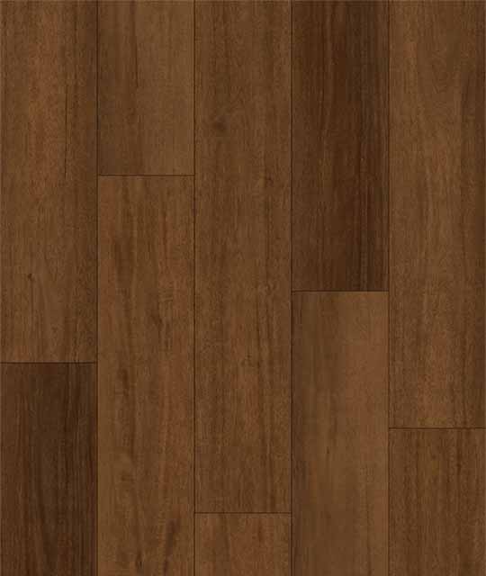 พื้นกระเบื้องยาง SPC สีไม้สักทอง รุ่น Flora