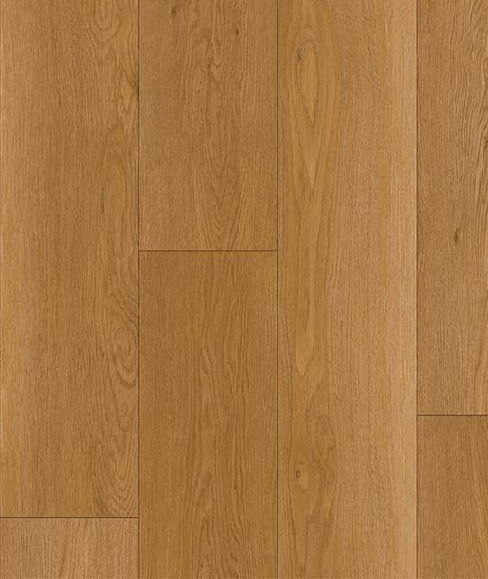 พื้นกระเบื้องยาง LVT สีไม้โอ๊คน้ำผึ้ง รุ่น Riva Series