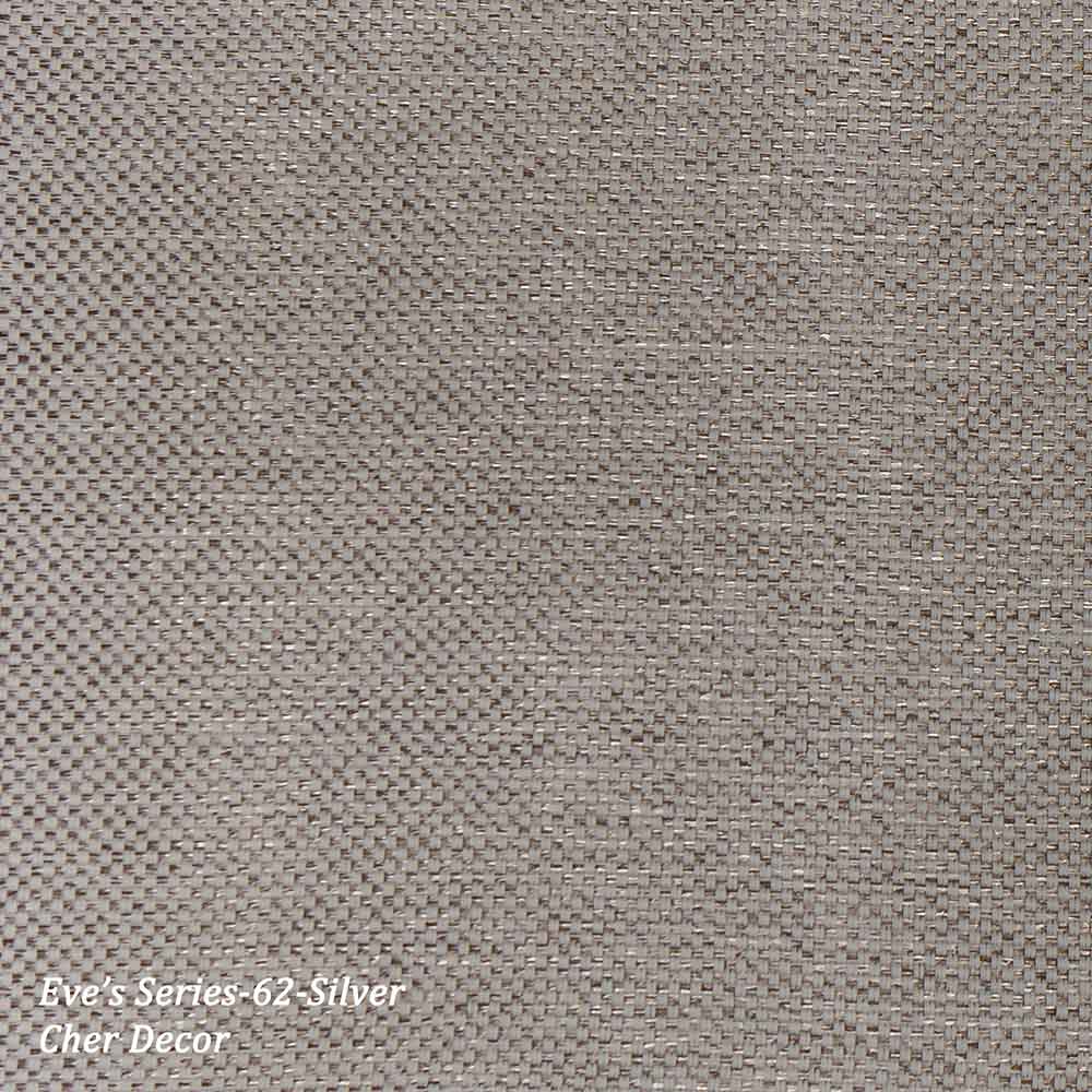 Flame Retardant Shiny Accented Silver Dimout Fabric.