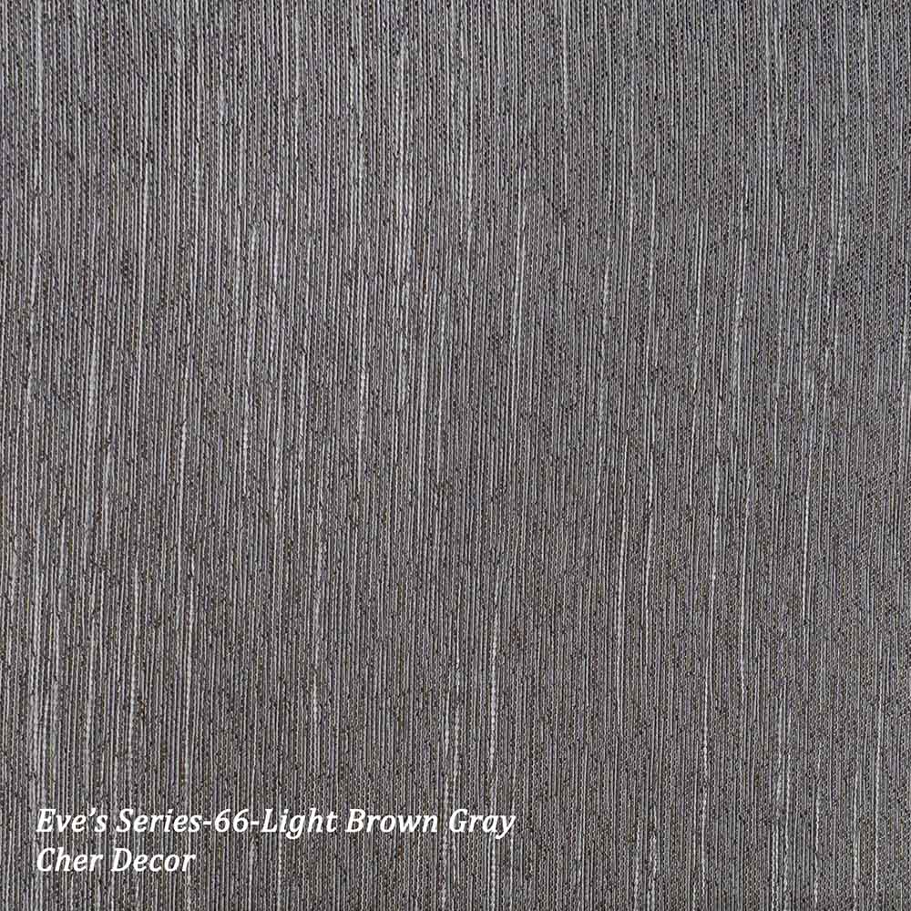Anti Dust Mites Vertical Striped Light Brown Gray Heavy Dimouts.