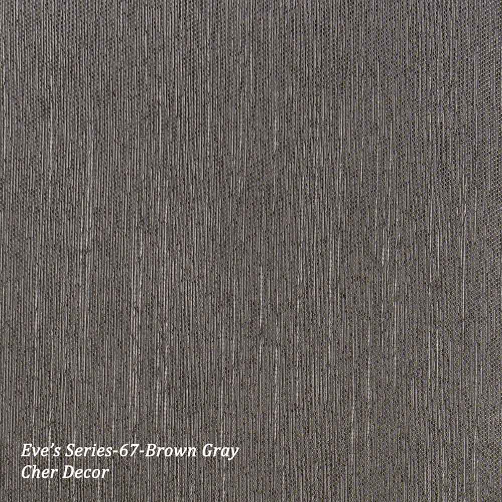 Anti Dust Mites Vertical Striped Brown Gray Heavy Dimouts.