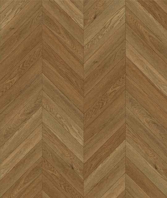 Golden Brown SPC Flooring Chevron Design 12.7x60x0.55 cm