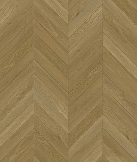 Ash Brown SPC Flooring Chevron Design 12.7x60x0.55 cm