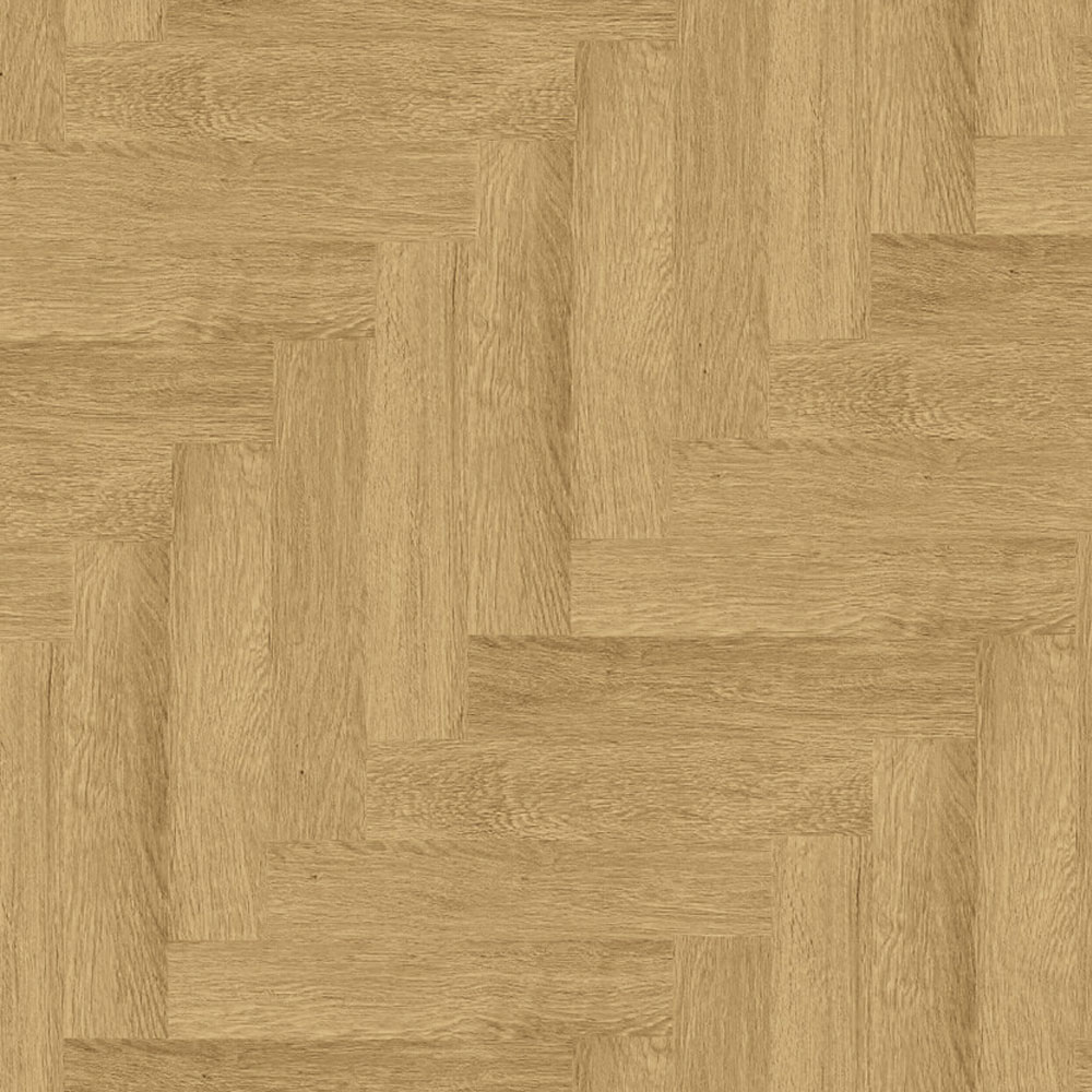 Warm Honey Oak SPC Flooring Herringbone.
