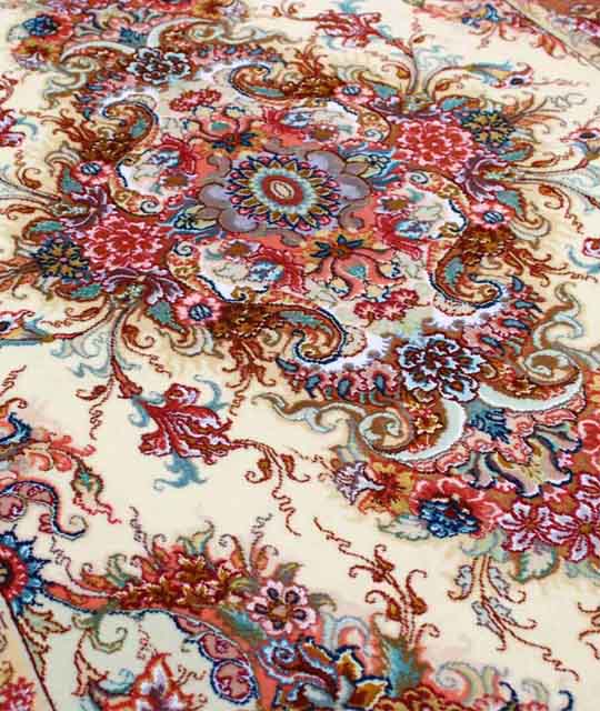 Tabriz Hand-woven Rug with Khatibi Pattern