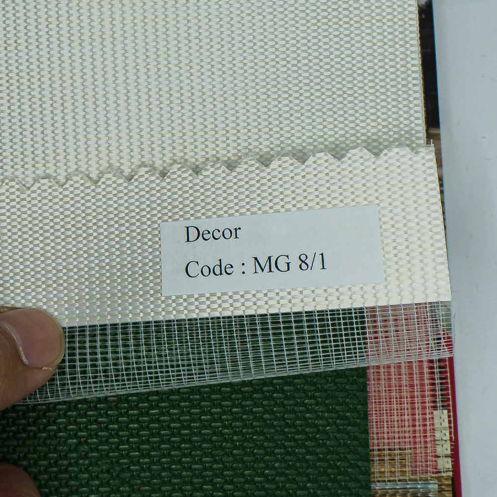 White Zebra Shade Fabric Decor Series MG-8-1.