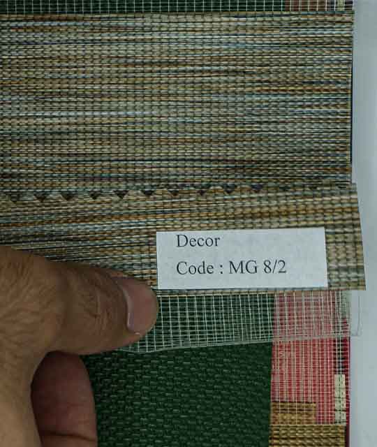 Zebra Shades in Tan Color Plain Pattern - MG8-2 Decor