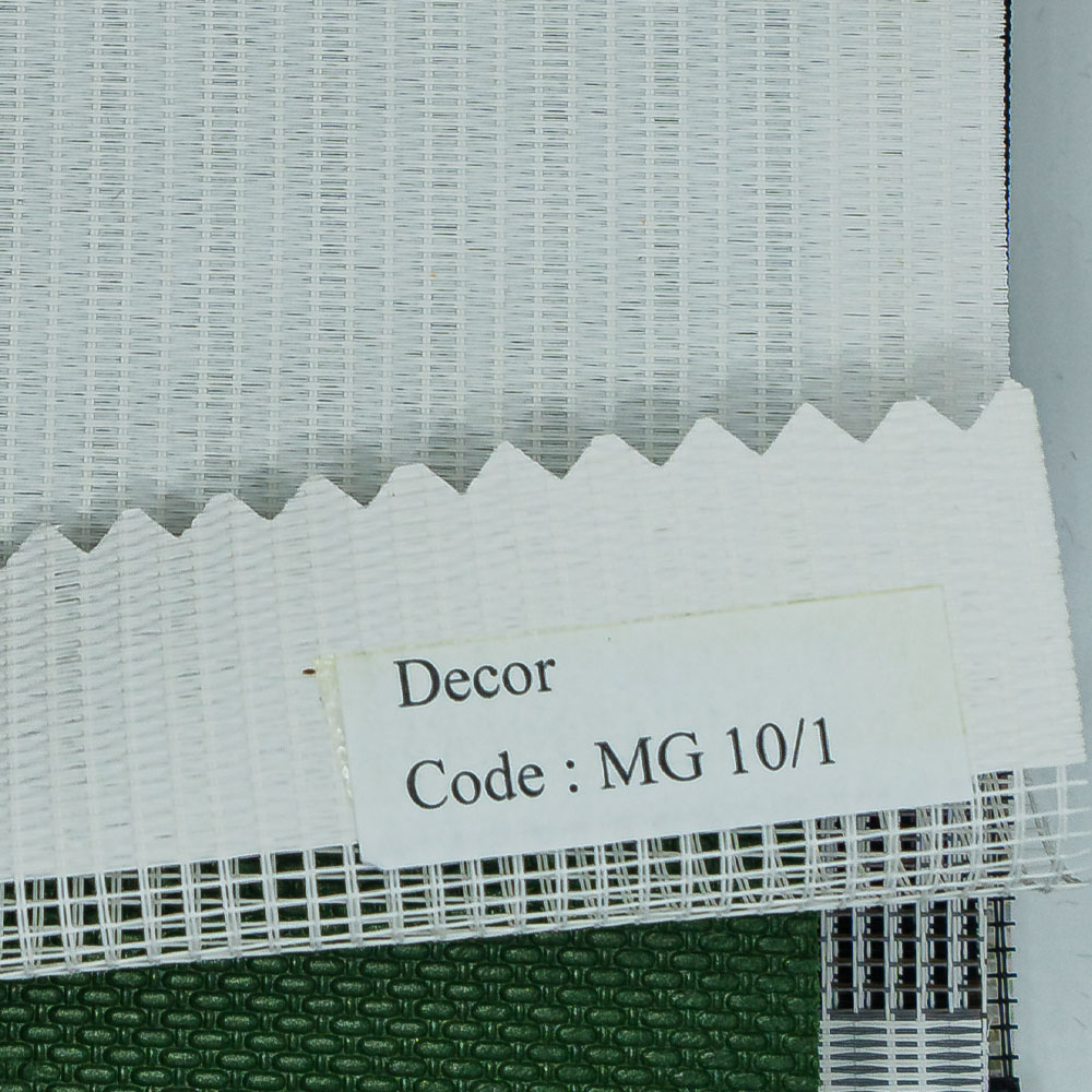 Zebra Shades in Plain Pattern White Color, Decor Code MG10-1..