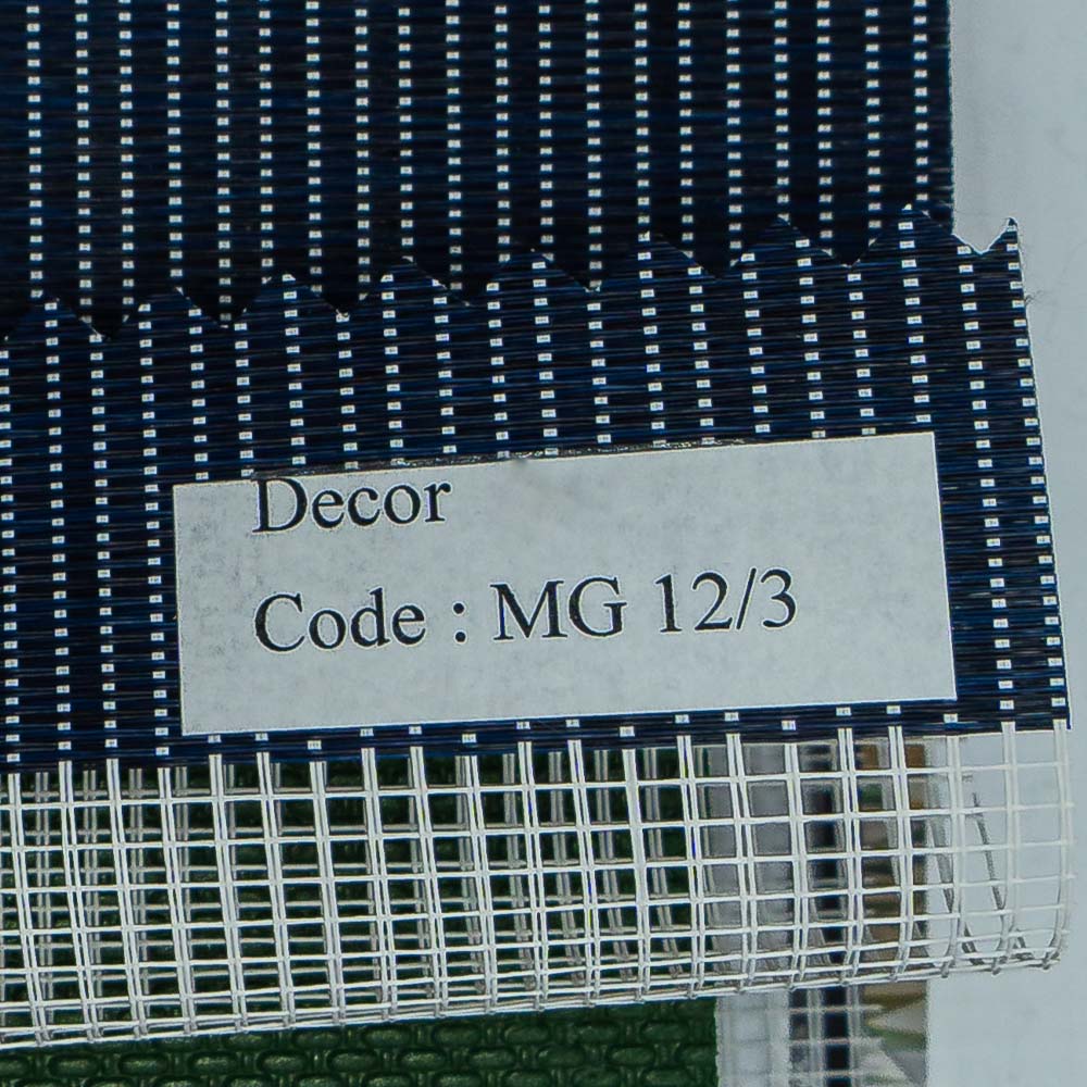 Heavy Gray Zebra Shades - MG12 3 Decor.