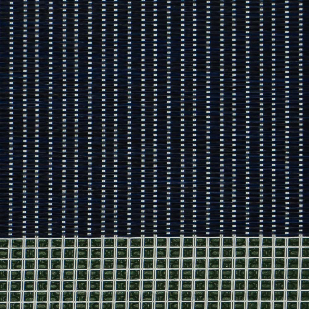 Heavy Blue-gray Zebra Shades.