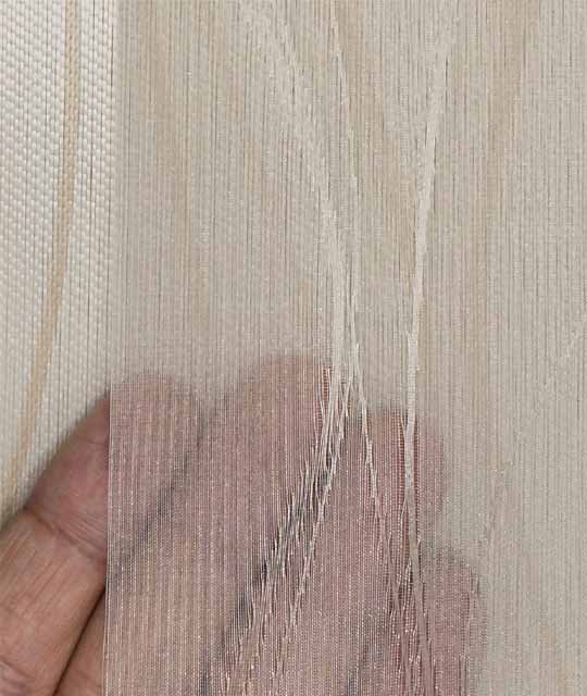 Vertical Zebra Shades Cream & Brown Pattern DB2 1-2-3 Decor