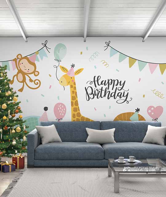 Kids Birthday and Party Decoration Wallpaper