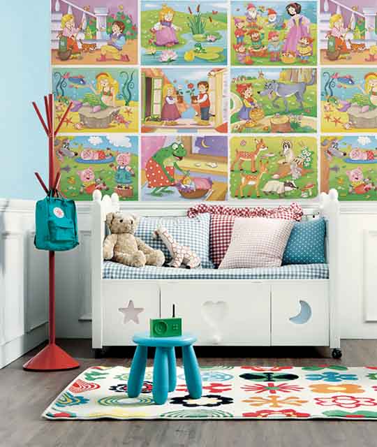 Cartoon Wallpaper for Kids Room