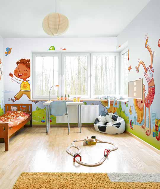 Board Game Wallpaper for Kid's Room