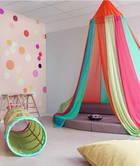 Colorful Wallpaper for Playrooms