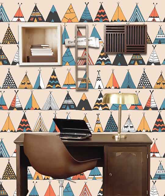 Wallpaper for Kid's Study Room