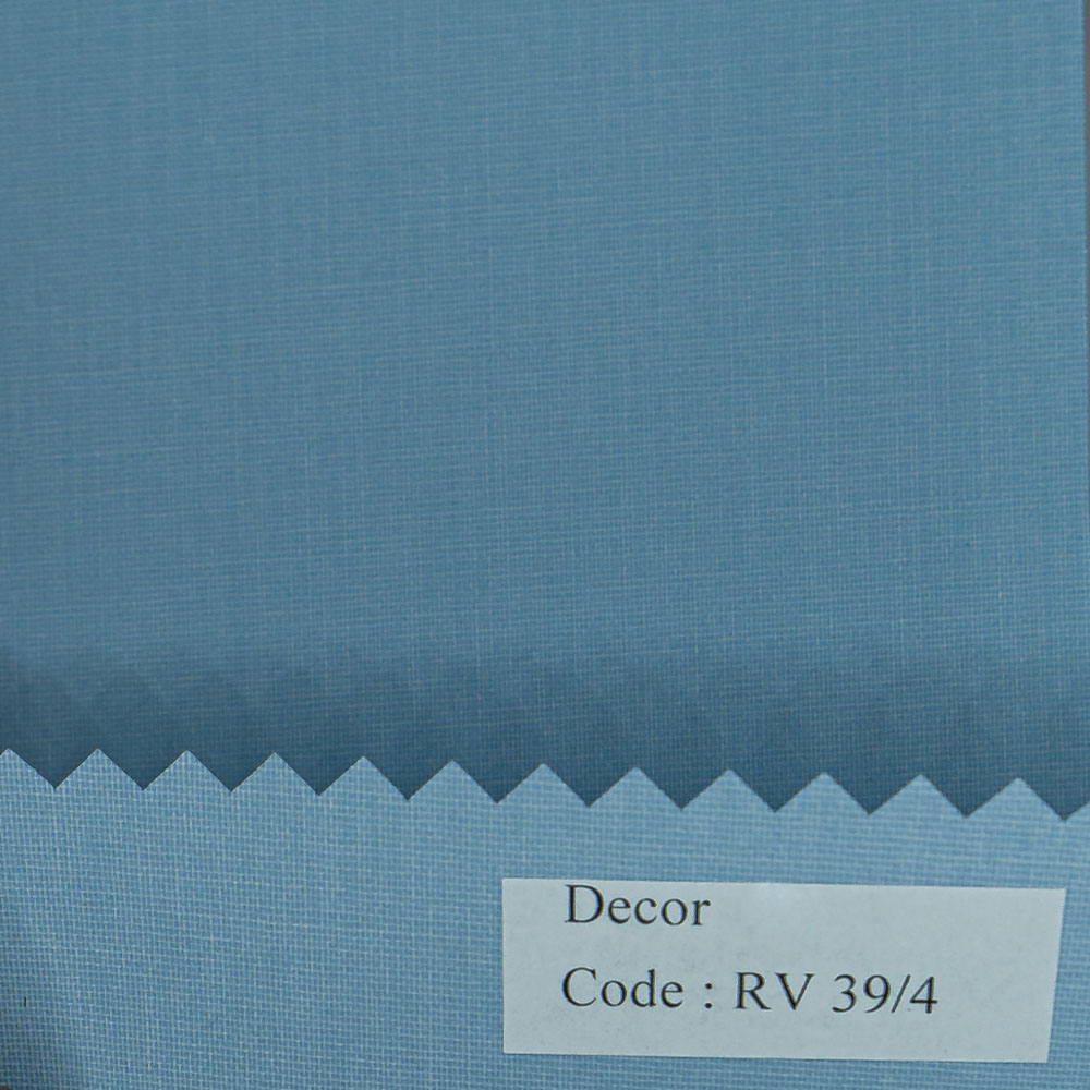 Light Blue Dimout Roller Shade – RV 39/4 Decor Series.