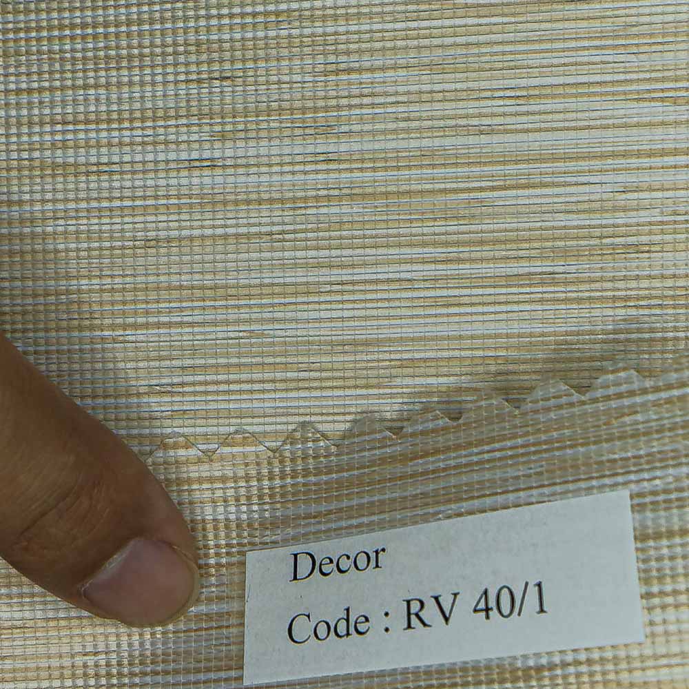 Beige Textured Roller Blinds – RV 40-1 Decor Series.