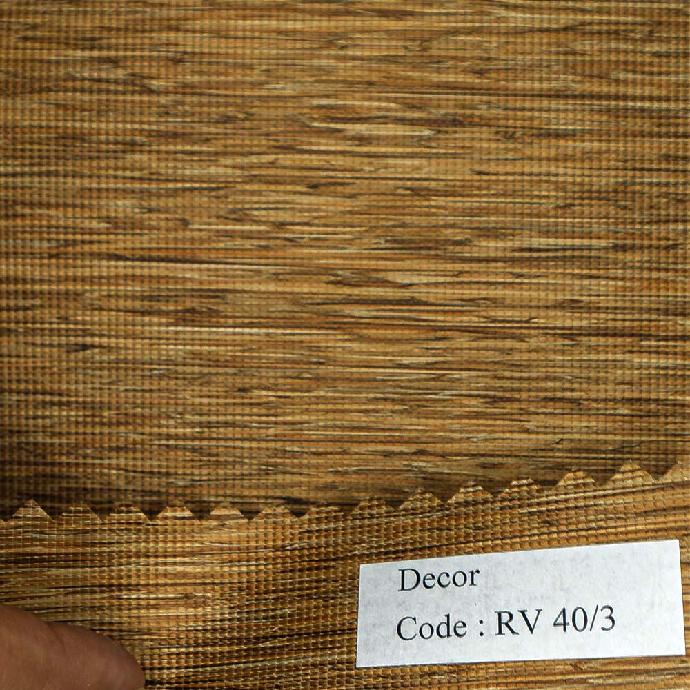 Elegant Brown Dimout Roller Blinds - RV 40-3 Decor Series.