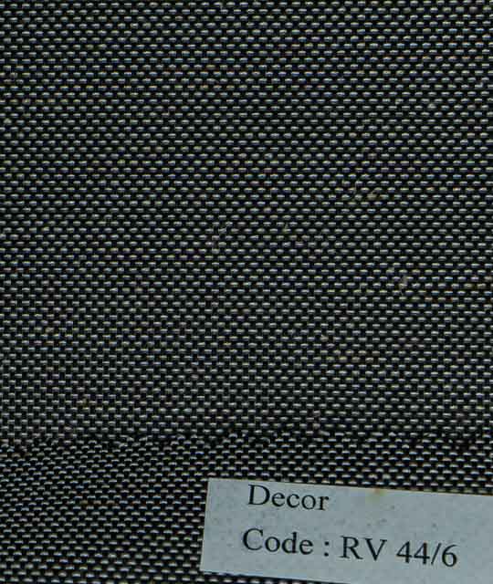 Dark Gray Roller Shades (PVC, Polyester, Linen)-Decor 44/5-6-7