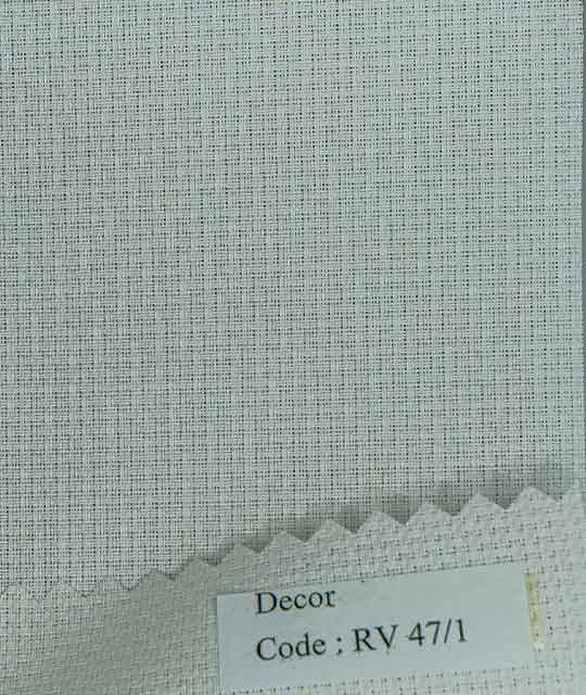 Heavy White and Cream Roller Shades Fibreglass & PVC