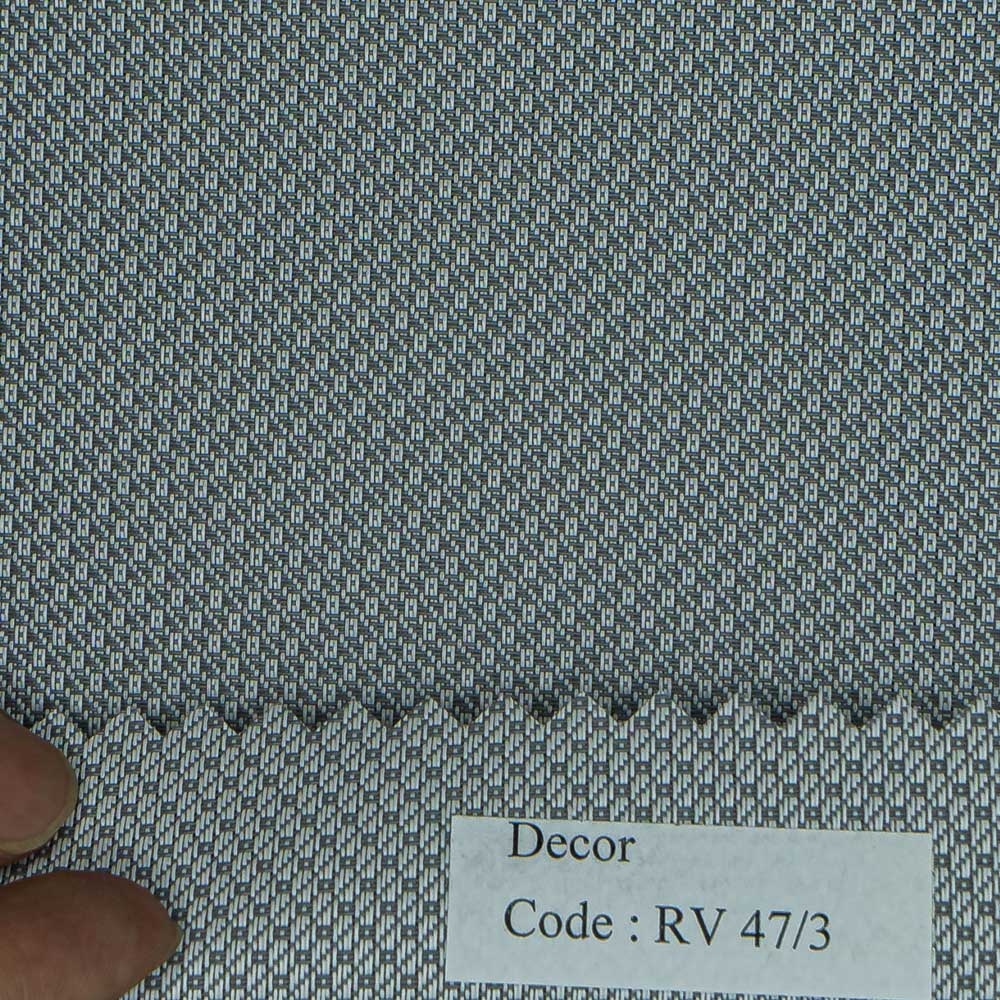 Gray Color Roller Shades Fabric Decor Series 47-3.