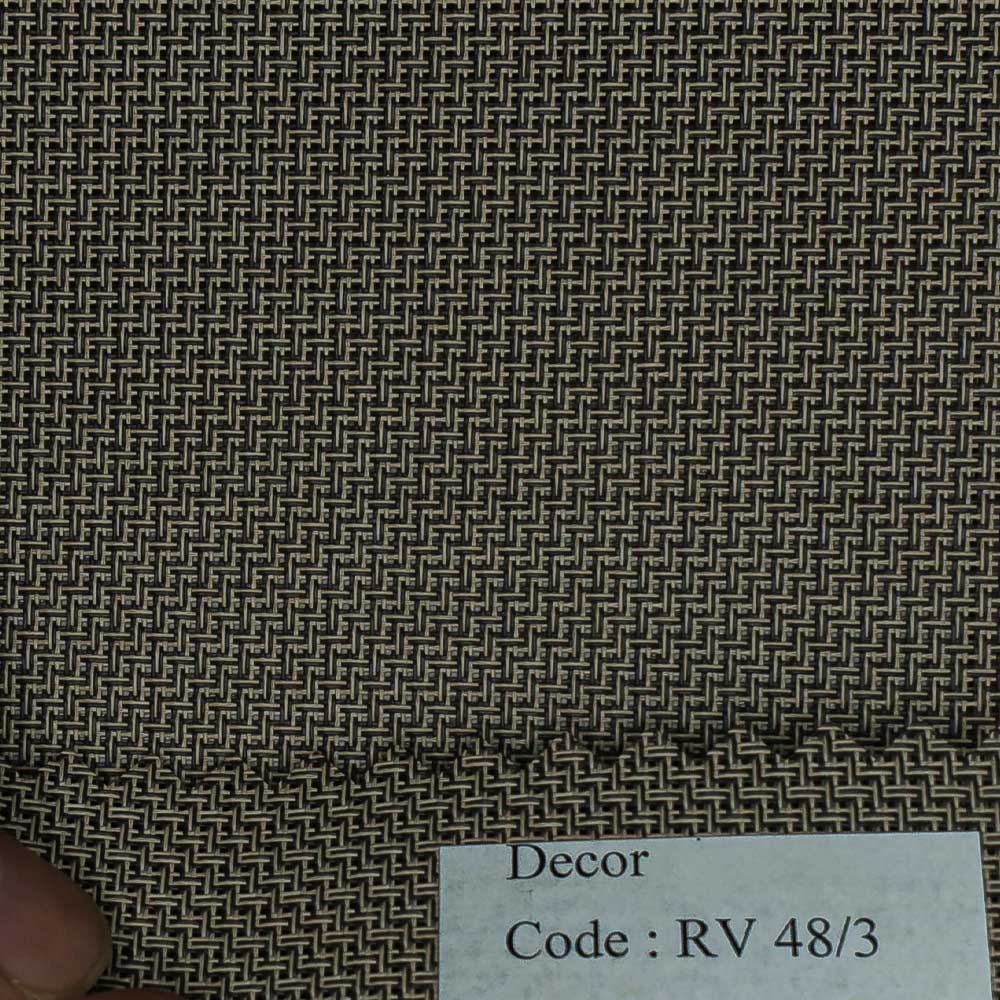 Brown Roller Shades Decor Series 48-3.