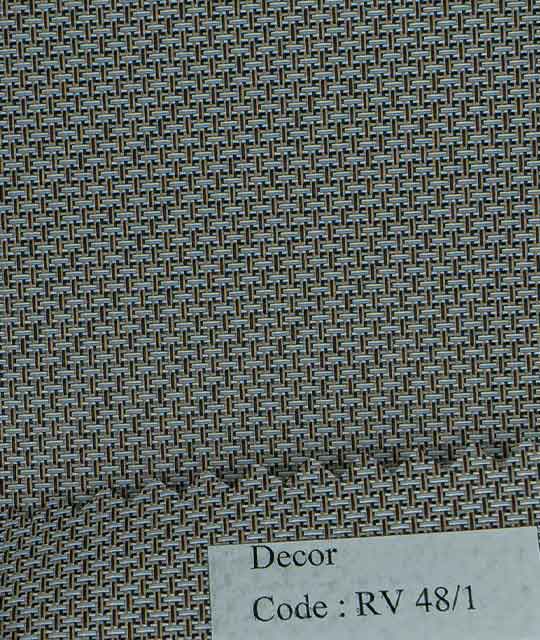 Greige & Brown Roller Shades Fiberglass - PVC - 9% Openness
