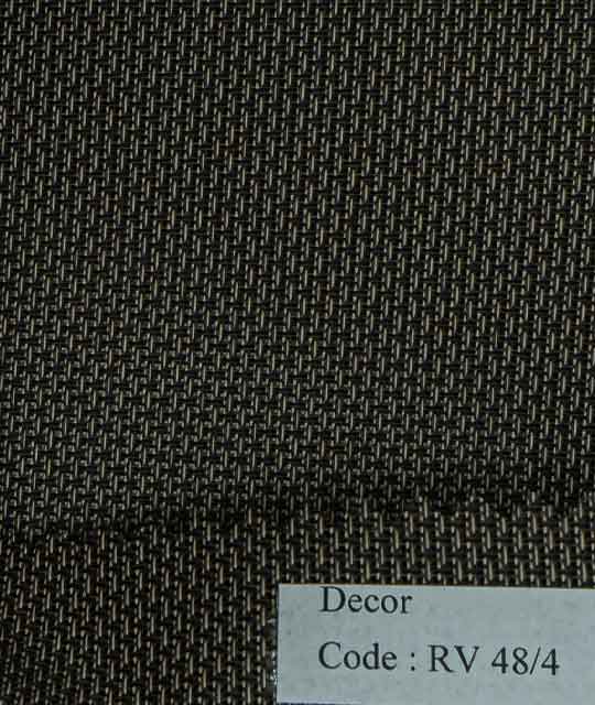 Greige & Brown Roller Shades Fiberglass - PVC - 9% Openness