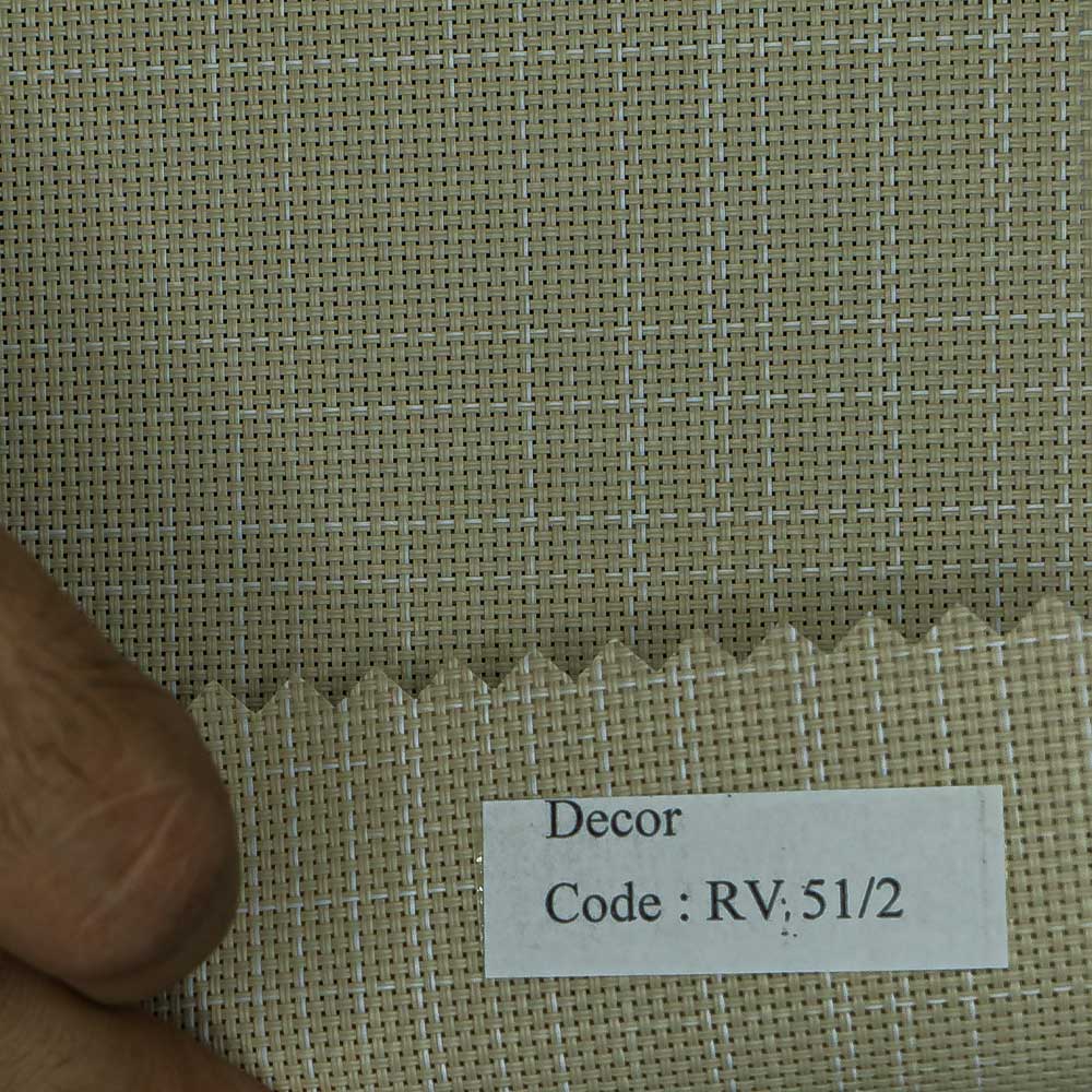 Beige Heavy Woven Textured Roller Shades Decor Series 51-2.