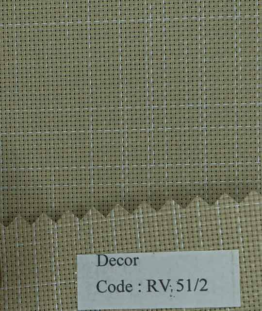 Beige Woven Pattern Roller Shades 518g/m² 5%Openness