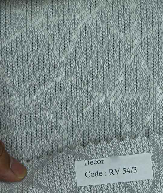 Geometric Patterned Gray Roller Shades 3% Openness 467 g/m²