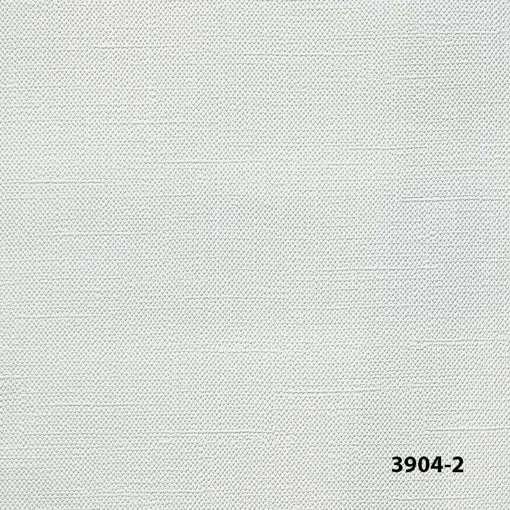 Xavia 3904-2 White Paper Backed Vinyl-Coated Wallpaper.