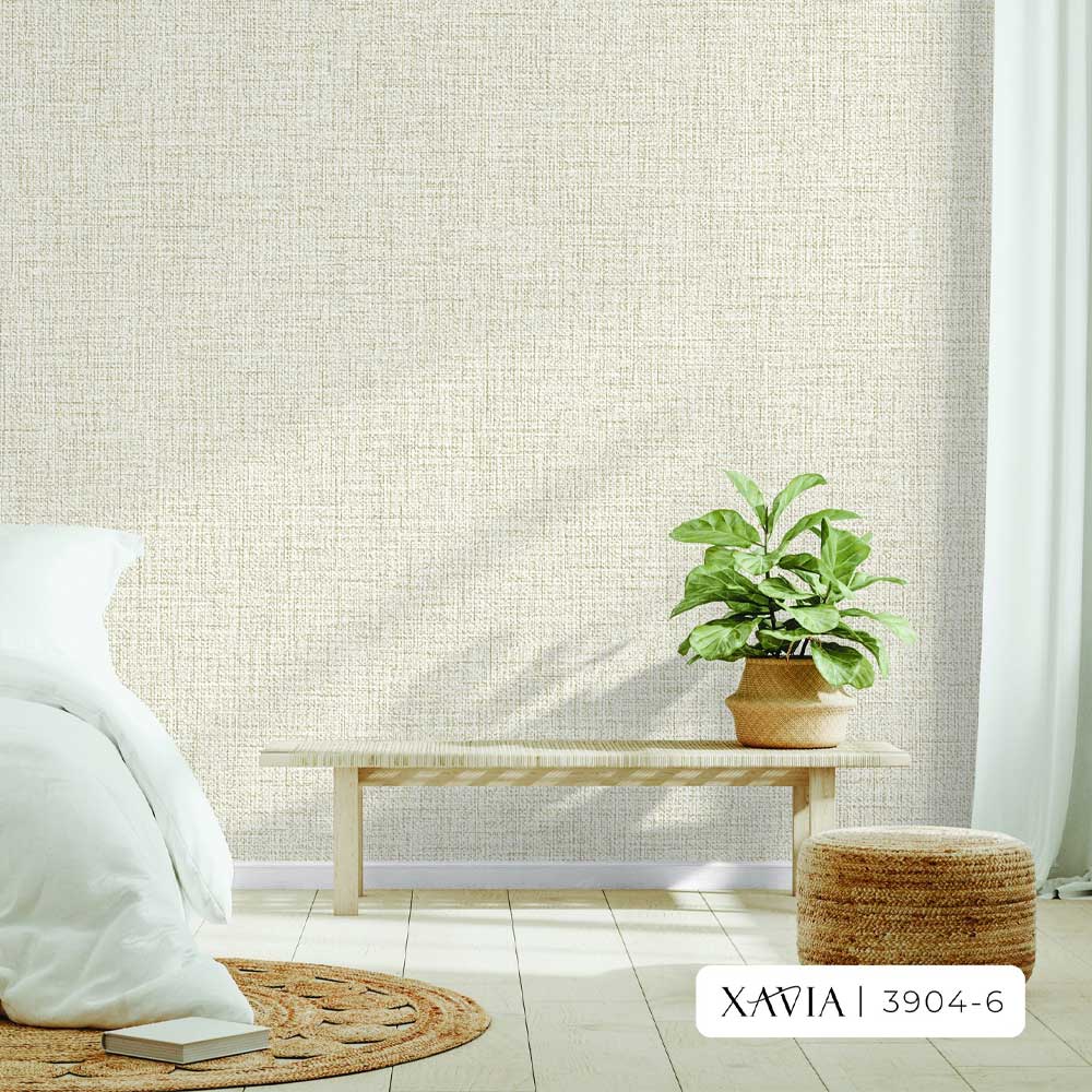 Xavia 3904-6 Off-white Paper Backed Vinyl-Coated Wallpaper.