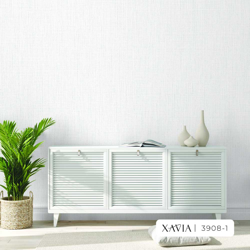 White Wallpaper for home wall decoration.