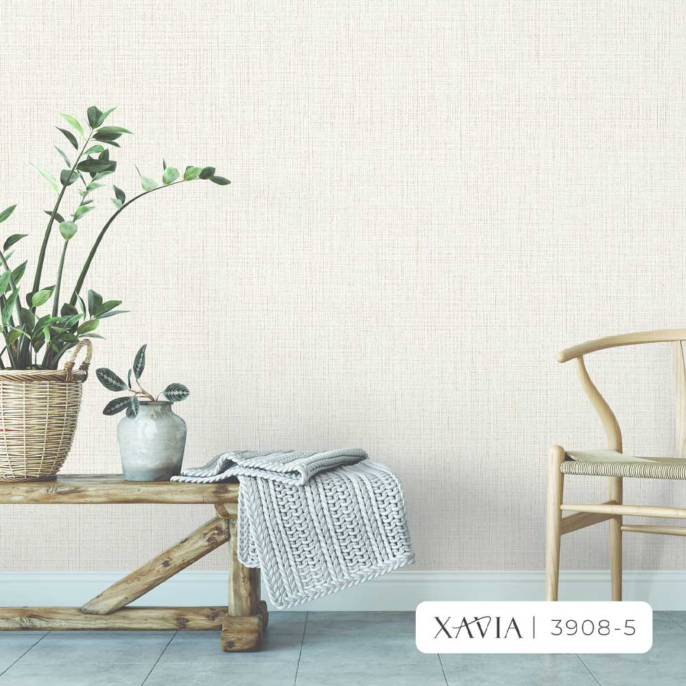 Off-white Wallpaper for Hallway.
