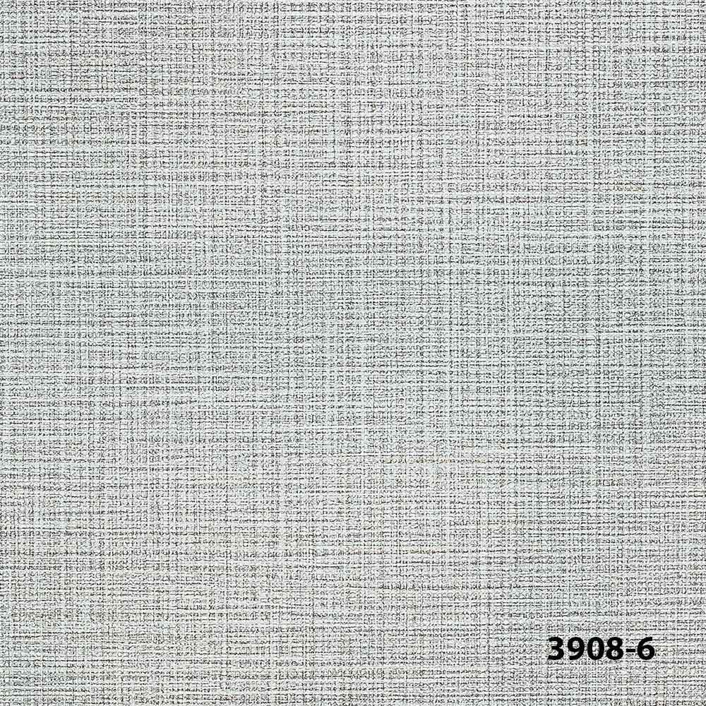 Textured light gray wallpaper with a subtle, elegant grid pattern.