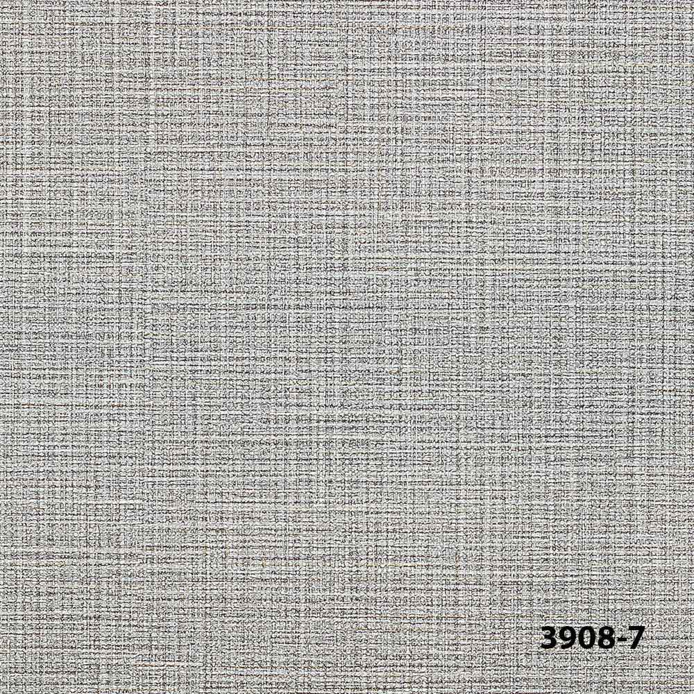 Dark gray wallpaper with a bold, textured grid pattern for a modern look.