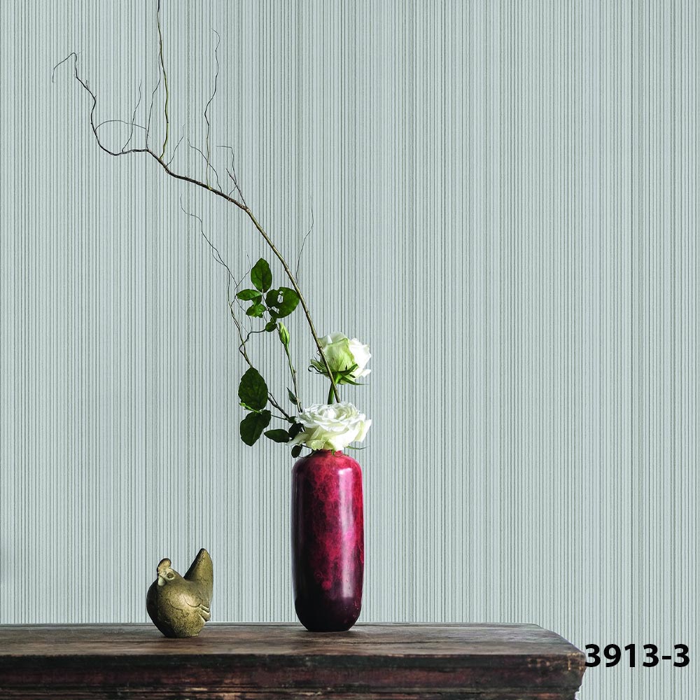 3913-3 Xavia Off White Striped Wallpaper for Home.