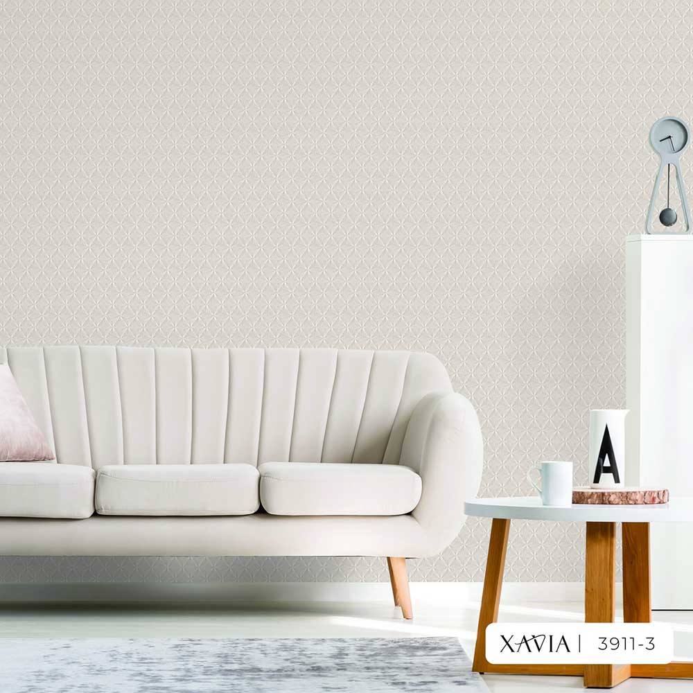 3911-3 Xavia Geometric Shape Wallpaper for Living Room.