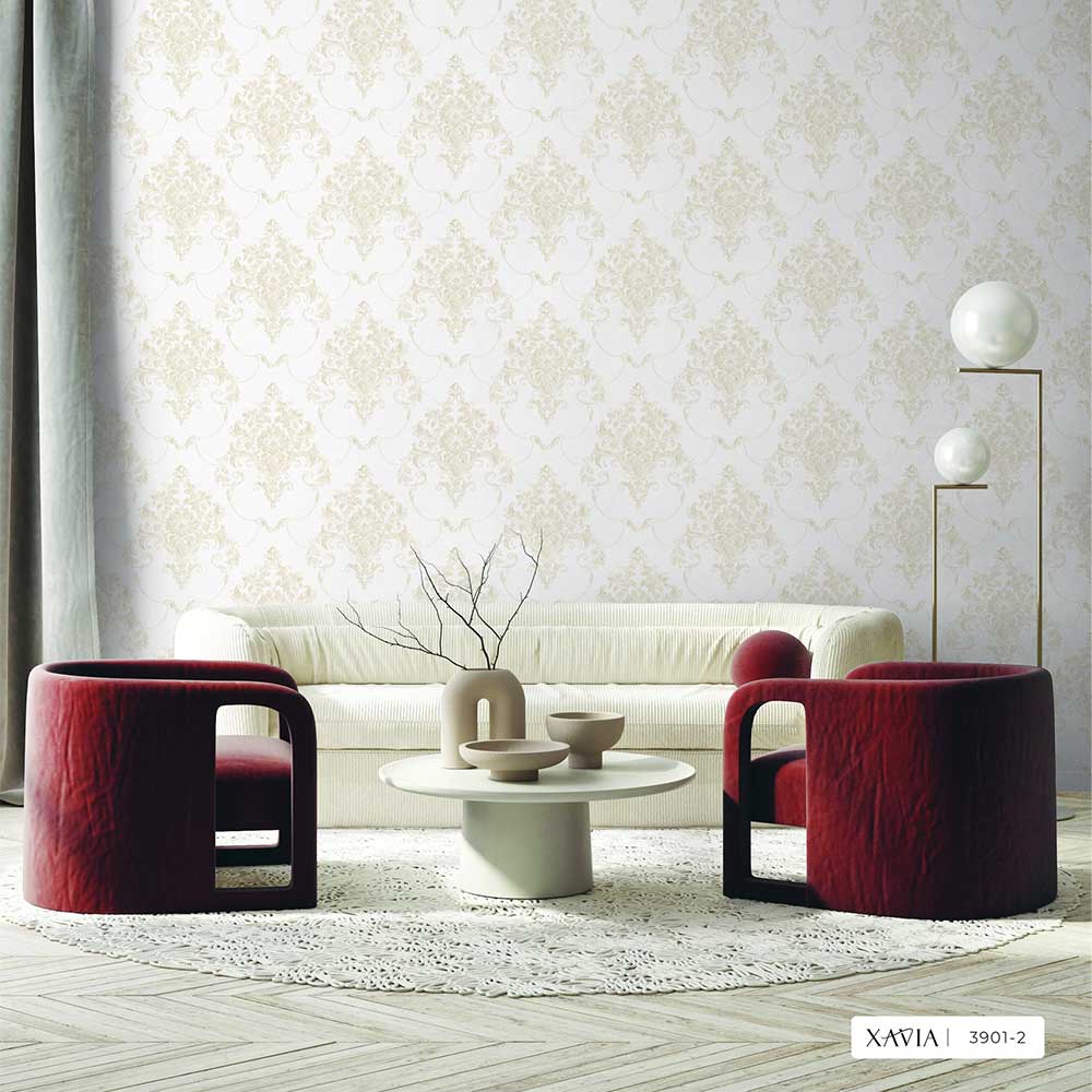 3901-2 Xavia Off-white Korean Wallpaper for Home.