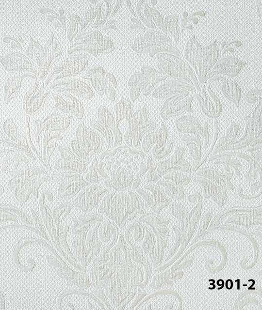 Elegant Off-White Floral Damask Wallpaper Xavia 3901-2